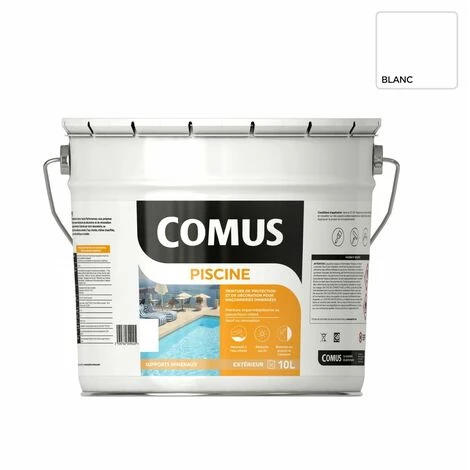 COMUS PISCINE - Blanc 10L - Peinture Pour Piscines Et Maçonnerie En Immersion - COMUS - Blanc 1 COMUS PISCINE - Blanc 10L - Peinture Pour Piscines Et Maçonnerie En Immersion - COMUS - Blanc