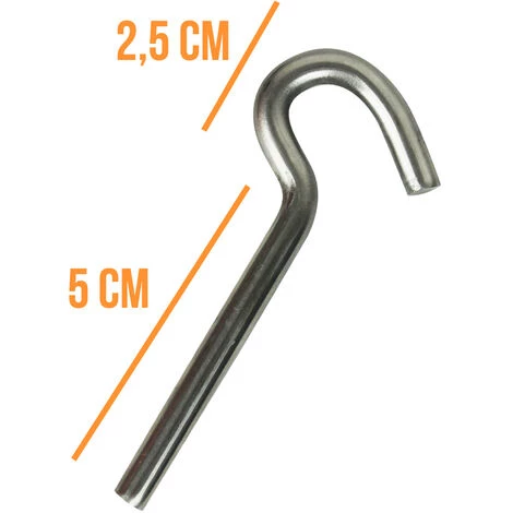 Lot De 20 Pitons P Évolution En Inox - 7.5 Cm - Linxor - Gris 2 Lot De 20 Pitons P Évolution En Inox - 7.5 Cm - Linxor - Gris – Image 2