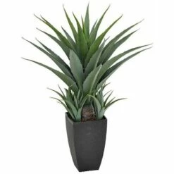 Plantawa Plante Artificielle Agave Mexique Et Sud États-Unis Élément Décoratif D'Intérieur Ou Extérieur En Plastique 73cm