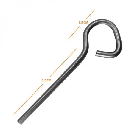 Lot De 5 Pitons P Évolution En Inox - 13 Cm - Linxor - Gris 2 Lot De 5 Pitons P Évolution En Inox - 13 Cm - Linxor - Gris – Image 2