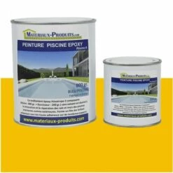 MATPRO Peinture Piscine Epoxy Jaune - 1 Kg Jaune
