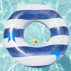 Rustine Piscine, 20 Pièces Piscine Patch Kit De Réparation, Piscine Kit De Réparation, Réparation Plastique Correctifs Auto-adhésives Rustine Pour Piscines Gonflables Bateaux, Bleu -10x25cm -Macaron -Entretien de piscine Soldes Magasin 54892522 4