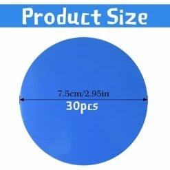 GUAZHUNIFR 30 Pièces Kit De Réparation De Patch, Piscine Patch De Réparation Auto-Adhésif Étanche PVC Réparation Correctifs (Bleu),GU.B/bon -Entretien de piscine Soldes Magasin 58966205 5