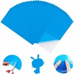 GUAZHUNIFR Lot De 30 Patchs Autocollants En PVC Pour Réparation De Bateau Pneumatique, Piscines Gonflables,GU.B/bon