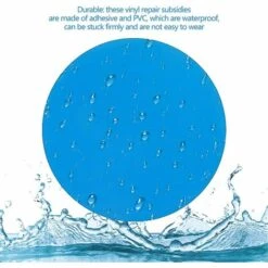 TINOR 20 Pièces Rustine Piscine, Piscine Patch Kit De Réparation, Piscine Kit De Réparation, Réparation Plastique Correctifs Auto-adhésives Rustine Pour Piscines Gonflables Bateaux, Bleu -Entretien de piscine Soldes Magasin 59145746 5
