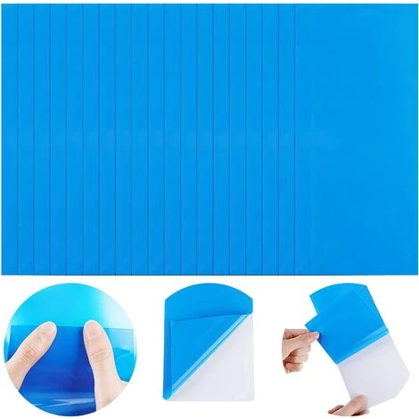 TINOR Patchs De Réparation Auto-Adhésifs En PVC, Patch De Doublure De Piscine En Vinyle Caoutchouc En Vinyle De Réparation De Bateau Pour Canoë Kayak Radeau, Rectangle (Bleu, 20 Pièces) 1 TINOR Patchs De Réparation Auto-Adhésifs En PVC, Patch De Doublure De Piscine En Vinyle Caoutchouc En Vinyle De Réparation De Bateau Pour Canoë Kayak Radeau, Rectangle (Bleu, 20 Pièces)