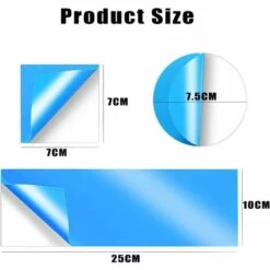 JOORRT 60 Pièces Patchs De Réparation Auto-Adhésifs En PVC, Patch De Doublure De Piscine -Entretien de piscine Soldes Magasin 60667912 5