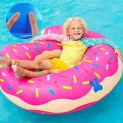 HEGUYEY 30 Pièces Patchs De Réparation PVC Auto-Adhésifs, Patch De Doublure De Piscine En Vinyle Caoutchoucs De Réparation De Bateau Pour Couleur Bleue, Formes Carrées, Rectangulaires Et Rondes -Entretien de piscine Soldes Magasin 61233997 3