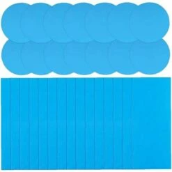 SINCèREETALI Piscine Kit Correctifs PVC Auto-adhésif Gonflables Réparation Patch Bande Autocollant Pour Piscines Gonflables Bateau 30PCS, Piscine D'outils Accessoires