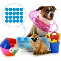 NAXUNNN 20 Pièces Rustine Piscine, Piscine Patch Kit De Réparation, Piscine Kit De Réparation, Réparation Plastique Correctifs Auto-adhésives Rustine Pour Piscines Gonflables Bateaux, Bleu -Entretien de piscine Soldes Magasin 64163115 4