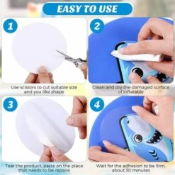 MONLY Kit De Réparation De Piscine Auto-adhésif Patch De Réparation En Plastique Vinyle Patchs De Piscine Pour Piscines Hors Sol Produits De Bateaux Gonflables (30 Pièces, 10 X 10 Cm) 8 MONLY Kit De Réparation De Piscine Auto-adhésif Patch De Réparation En Plastique Vinyle Patchs De Piscine Pour Piscines Hors Sol Produits De Bateaux Gonflables (30 Pièces, 10 X 10 Cm) -Entretien de piscine Soldes Magasin 64457910 4