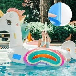 SLBRILLèRE 10 Pièces Patchs De Réparation Rectangles En PVC Autocollants Rustine De Réparation Étanche Outil De Réparation Patch Élastique De 10 * 25 Cm Pour Piscines Matelas Bouées Spas Gonflables -Entretien de piscine Soldes Magasin 64707075 5