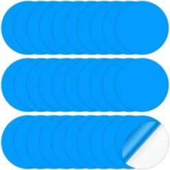 SLBRILLèRE Lot De 30 Patchs De Réparation Autocollants Pour Piscine En PVC - Kit De Réparation Pour Piscine - Autocollants De Réparation Sous L'eau - Ronds