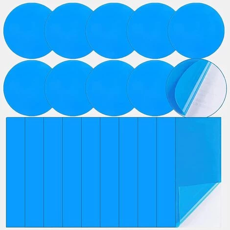 MONLY Rustine Piscine 10 Pièces Patchs De Réparation Auto-Adhésifs PVC Rustine Matelas Gonflable Rustine Piscine Gonflable Pour Réparation De Bateau Pneumatique, Kayak, Piscines Gonflables, Lit à Eau 1 MONLY Rustine Piscine 10 Pièces Patchs De Réparation Auto-Adhésifs PVC Rustine Matelas Gonflable Rustine Piscine Gonflable Pour Réparation De Bateau Pneumatique, Kayak, Piscines Gonflables, Lit à Eau