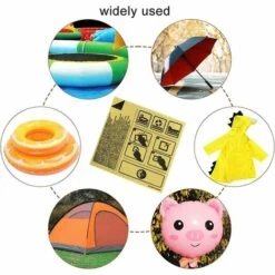 MERéTéET Patch Réparation, Patch Réparation Piscine, Transparent Rustine De Réparation,Ruban De Réparation Pour Tente De Camping,Sacs à Dos, Auvents, Matelas Gonflables,Dinghies 6.5*6.5 Cm Transparente 20PCS，KoleZy -Entretien de piscine Soldes Magasin 65382972 5