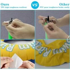 MERéTéET Piscine Patchs Réparation Tente Autocollant Réparation Ruban Auto Adhésif Patches Transparent Rustine étanches Pour Sacs à Dos Veste Auvents Canots Pneumatiques (7 * 7cm) Blanche 22 Pièces，KoleZy -Entretien de piscine Soldes Magasin 65383069 3