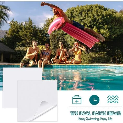 YEURIé 50 Pièces Kit De Patch De Réparation Gonflable TPU Patchs De Réparation Auto-Adhésifs Patch De Réparation Piscine Forme Carrée 7 X 7 Cm 4 YEURIé 50 Pièces Kit De Patch De Réparation Gonflable TPU Patchs De Réparation Auto-Adhésifs Patch De Réparation Piscine Forme Carrée 7 X 7 Cm – Image 4
