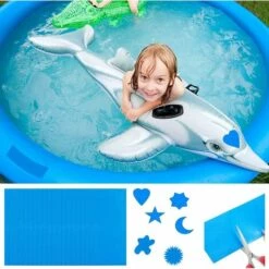 GRID COOL Rustine Piscine, 20 Pièces Piscine Patch Kit De Réparation, Piscine Kit De Réparation, Réparation Plastique Correctifs Auto-adhésives Rustine Pour Piscines Gonflables Bateaux, Bleu 8 GRID COOL Rustine Piscine, 20 Pièces Piscine Patch Kit De Réparation, Piscine Kit De Réparation, Réparation Plastique Correctifs Auto-adhésives Rustine Pour Piscines Gonflables Bateaux, Bleu -Entretien de piscine Soldes Magasin 66756717 4