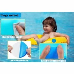 GRID COOL Rustine De Piscine,20 Pièces,Piscine Patch De Réparation,Kit De Réparation De Patch,Correctifs Auto-adhésives Rustine,Auto-adhésifs En PVC Pour Piscine-Bleu -Entretien de piscine Soldes Magasin 66756957 3