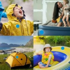 GRID COOL Rustine De Piscine,20 Pièces,Piscine Patch De Réparation,Kit De Réparation De Patch,Correctifs Auto-adhésives Rustine,Auto-adhésifs En PVC Pour Piscine-Bleu -Entretien de piscine Soldes Magasin 66756957 4