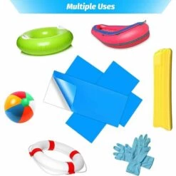 HABIENTôT 10 Pièces Patchs De Réparation Auto-Adhésifs PVC, Patch De Doublure De Piscine En Vinyle Caoutchoucs De Vinyle De Réparation De Bateau Pour Bateau,Bleus,Rectangles, Oi-FRIS 8 HABIENTôT 10 Pièces Patchs De Réparation Auto-Adhésifs PVC, Patch De Doublure De Piscine En Vinyle Caoutchoucs De Vinyle De Réparation De Bateau Pour Bateau,Bleus,Rectangles, Oi-FRIS -Entretien de piscine Soldes Magasin 67431857 4