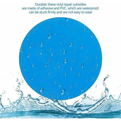GRID COOL 20 Pièces Rustine Piscine, Piscine Patch Kit De Réparation, Piscine Kit De Réparation, Réparation Plastique Correctifs Auto-adhésives Rustine Pour Piscines Gonflables Bateaux, Bleu 2 GRID COOL 20 Pièces Rustine Piscine, Piscine Patch Kit De Réparation, Piscine Kit De Réparation, Réparation Plastique Correctifs Auto-adhésives Rustine Pour Piscines Gonflables Bateaux, Bleu – Image 2