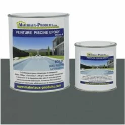 MATPRO Peinture Piscine Epoxy Gris Ardoise - 1 Kg Gris Ardoise