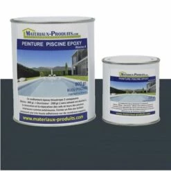 MATPRO Peinture Piscine Epoxy Gris Anthracite - 1 Kg Gris Anthracite
