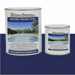 MATPRO Peinture Piscine Epoxy Bleu Marine - 1 Kg Bleu Marine