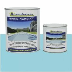 MATPRO Peinture Piscine Epoxy Bleu Piscine - 1 Kg Bleu Piscine